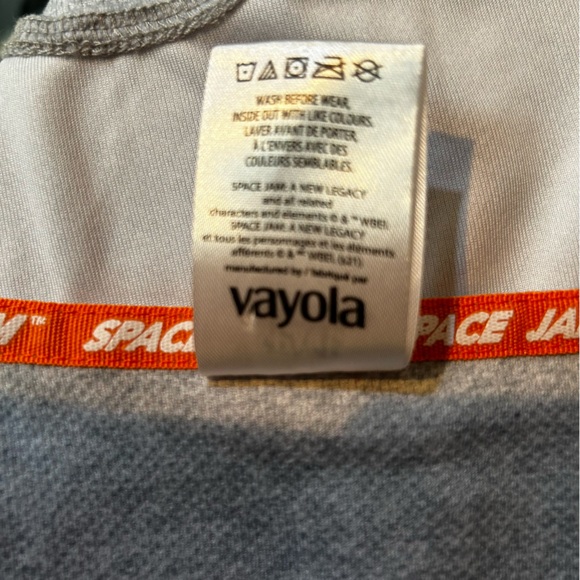 Space Jam Lebron & Bugs Bunny #6 tank top with front tie. Size XS - Picture 8 of 8